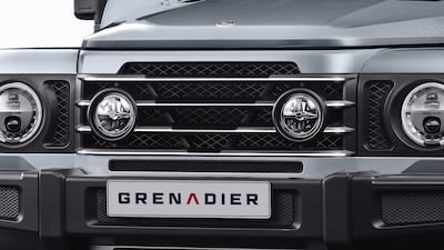 The car has been modified, but the logo remains the same.