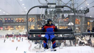 The conglomerate Majid Al Futtaim owns the Carrefour supermarket chain and operates Ski Dubai. Pawan Singh / The National