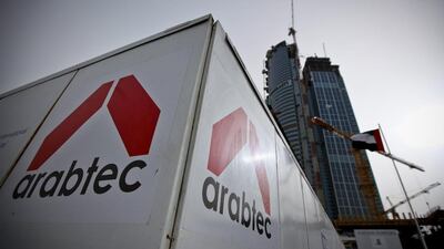 Arabtec’s shares declined 9.9 per cent in early trading, after the regulators lifted the suspension Sunday morning. Courtesy Arabtec