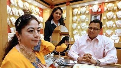 Dubai is a long-established market for gold bullion and jewellery. Its trade is fuelled by demand from India, the world's number one gold consumer. Pawan Singh / The National