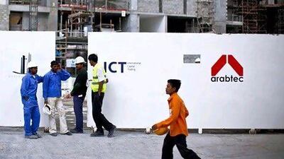 Arabtec Holding shares closed at Dh1.39 a share. Silvia Razgova / The National