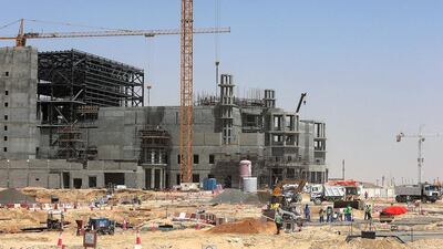 Hill International is working on major projects including the Dubai Parks and Resorts development in Dubai. Satish Kumar / The National