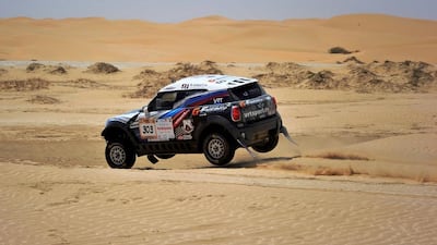 FIA World Cup drivers champion Vladimir Vasilyev from Russia. Courtesy: Abu Dhabi Desert Challenge