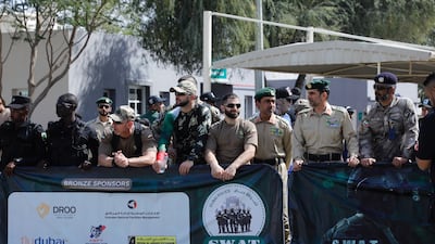 Uniforms and fatigues of many colours at the Swat Challenge in Dubai. Photo: Dubai Police