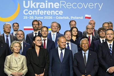 This year's Ukraine's recovery conference aims to raise funds for the first time for Ukraine's security sector. EPA