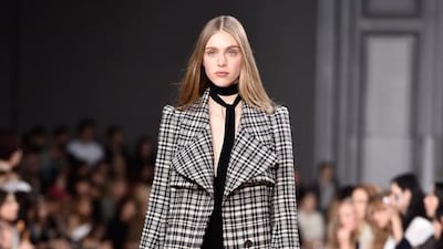 Runway trends to try out with your tailor: The maxi coat. Fabrics: chiffon blend, linen, wool. Fall/winter 2015 runway reference: Balmain, Chloé, and MSGM. Pascal Le Segretain / Getty Images