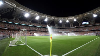 The King Abdullah Sports City, in Jeddah, ahead of Wednesday's Spanish Super Cup tie between Real Madrid and Valencia. Reuters