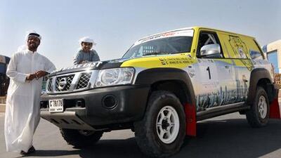 This is the first time the father and son team of Yahya Bel Helei and Monsoor, aged 18, will compete together in the Desert Challenge.