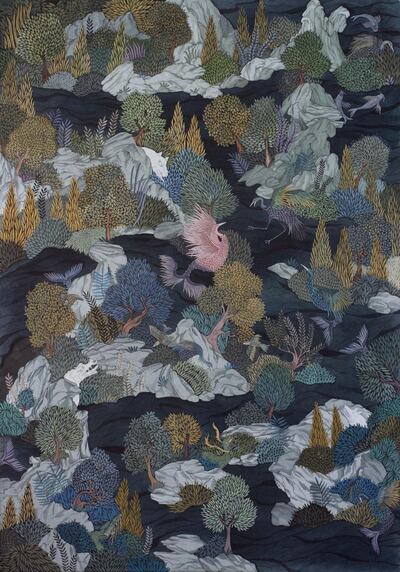 Maha Ahmed, 'They Lie Amongst Us'. Courtesy Kristin Hjellegjerde Gallery and Art Dubai