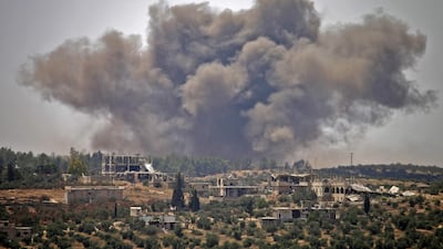 Syrian government forces have been ramping up their bombardment of rebel-held areas in Deraa, and allied Russian warplanes carried out their first raids on the region in a year on June 23. AFP / Mohamad ABAZEED