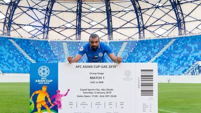 Al Nasr and UAE international Khalifa Mubarak. Courtesy HK Strategies