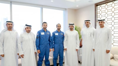 The two Emiratis have been training hard for the mission, enduring simulations of zero gravity and learning to fend for themselves in the wilderness to prepare them for the possibility of an off-course landing in Siberia.