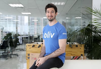 Mr Gauthier says 80 per cent of Oliv's customers are SMEs looking to manage costs. Pawan Singh / The National