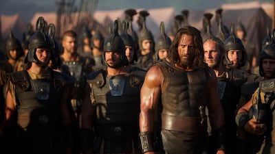Dwayne Johnson as Hercules. Courtesy Paramount Pictures and Metro-Goldwyn-Mayer Pictures