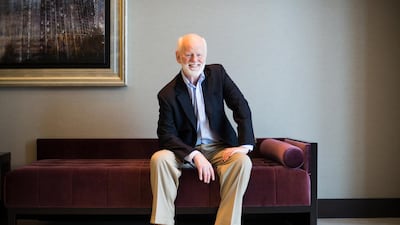 Marshall Goldsmith, leadership guru and author of the new book Triggers: Creating Behaviour That Lasts at the JW Marriott Hotel in Dubai. Alex Atack for The National