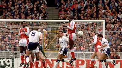 Paul Gascoigne, Tottenham Hotspur v Arsenal, April, 1991: This was Gazza at his best before injury decimated his career. The balls were heavier in those days and he was 30 yards out at Wembley with David Seaman and a wall in his way. He drove it with both curve and venom into the top corner and typically went wild when it hit the back of the net during what was an FA Cup semi-final. PA Images via Getty Images