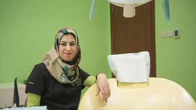 Dr Amal Al Jboor says it is important to have educated patients as it is easier to deal with them. Mona Al Marzooqi / The National