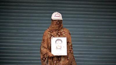 Sameena Rudni, age 20. Her brother Mushtaq went missing on March 27, 2009.