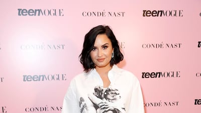 Demi Lovato, in Valentino, attends the Teen Vogue Summit at Goya Studios on November 2, 2019 in Los Angeles, California. Getty Images
