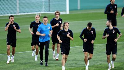 Luka Modric, centre, is Croatia's captain, chief creator and best player. Ryan Pierse / Getty Images