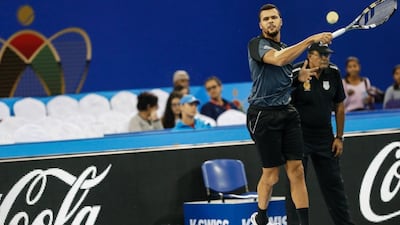 Jo-Wilfried Tsonga is expected to bring some magic to the tennis courts of Abu Dhabi when he comes to play in the Mubadala World Tennis Championship. Antonie Robertson / The National