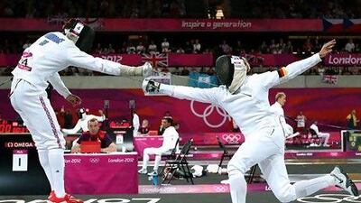 Fencing is one of the five parts that make up modern pentathlon.