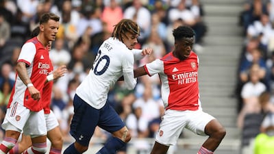 Tottenham defeated Arsenal during their p[re-season friendly on Sunday.