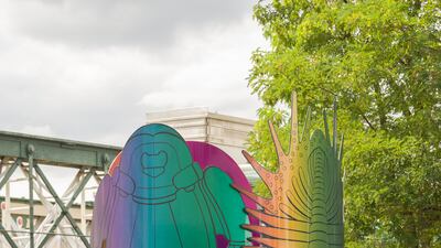 Al Qadiri studied illustrations of the creatures once found in Devon’s Jurassic Coast, a Unesco World Heritage Site famous for its rocks, fossils and landforms.