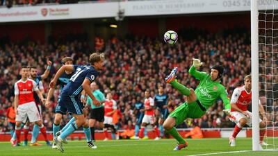Petr Cech was in fine form for Arsenal against Middlesbrough in the Premier League on Saturday. Dan Mullan / Getty Images