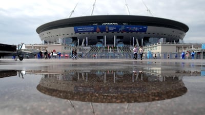The St Petersburg Stadium is another venue for Euro 2020. Getty