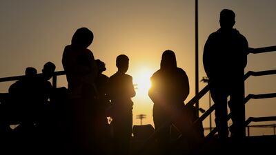 Fans watching first-round action at the Mubadala Abu Dhabi Open.