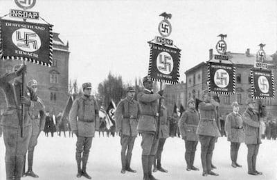 A 1923 march in the city. Hulton Archive / Getty Images