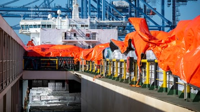 The ship is expected to reach Al Arish port in Egypt within 15 days, where the cargo will be transferred for delivery to Gaza