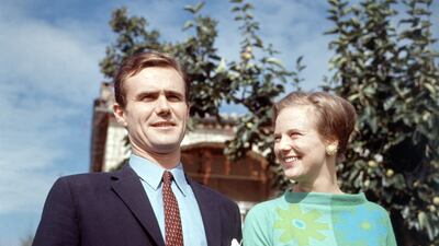 Princess Margrethe and Henri de Monpezat in France in 1966. EPA