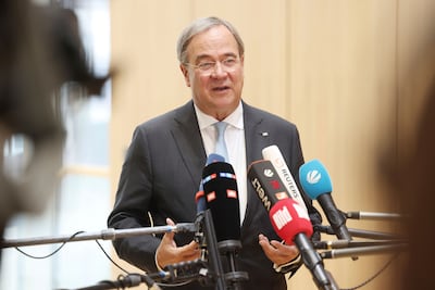 The move by the Greens and the FDP deal a blow to conservative Armin Laschet's hopes of becoming chancellor. Photo: AP