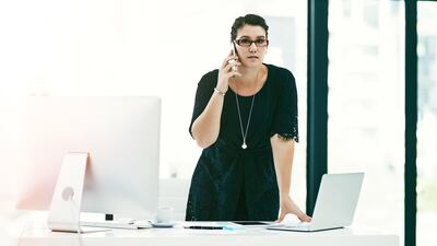 Female entrepreneurs in the Middle East and Africa region are more likely to have a digital presence for their businesses compared with their male counterparts, a new survey found. Getty Images