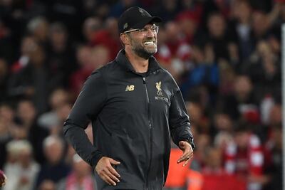 Liverpool manager Jurgen Klopp has had a lot to smile about of late. AFP