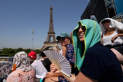 Spectators watched the Paris Olympics in sweltering heat during the summer. AP