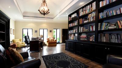 The library offers a studious atmosphere. Courtesy Knight Frank