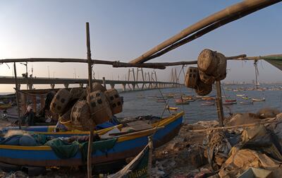 Fishing boats at fisherman's village in Worli. Getty Images