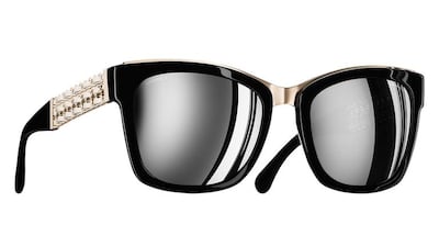 Seasonal sunglasses by Chanel.Courtesy of Chanel