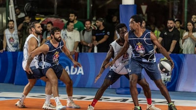 The Red Bull Half Court tournament took place at Dubai Municipality’s newly decorated Satwa Park last week. Antonie Robertson / The National