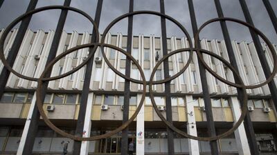 The Russian Olympic Committee building in Moscow. On Monday, July 18 2016, Wada investigator Richard McLaren confirmed claims of state-run doping in Russia. Pavel Golovkin / AP Photo