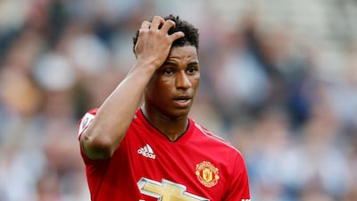 Marcus Rashford has found goals hard to come by for Manchester United this season. Reuters