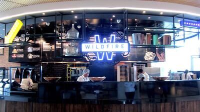 Wildfire in The Galleria on Al Maryah Island. Courtesy Wildfire