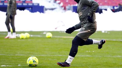 Atletico Madrid forward Luis Suarez. EPA