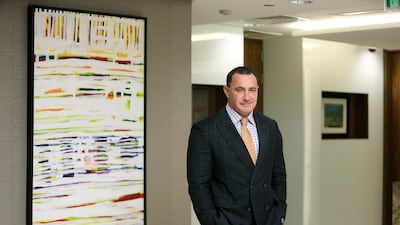 United Arab Bank chief executive Paul Trowbridge says he is getting a stream of CVs from Europe from jobseekers. Singh / The National