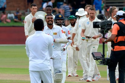 Last month, Sri Lanka became the first Asian team to win a Test series in South Africa. Rodger Bosch / AFP