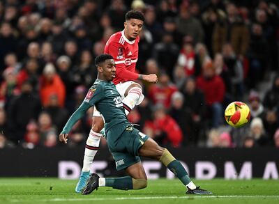 Jadon Sancho had given Manchester United the lead in the first half and the hosts had numerous chances to put them game out of sight. Getty Images