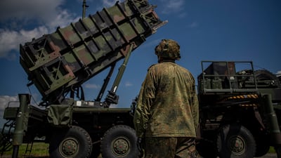 German soldiers at Nato Patriot launching station in Slovakia. EPA
